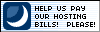 please donate towards our web hosting bills!